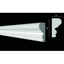 DECOR-DIZAYN  DD608 МОЛДИНГ дюрополимер 40х21х2000мм